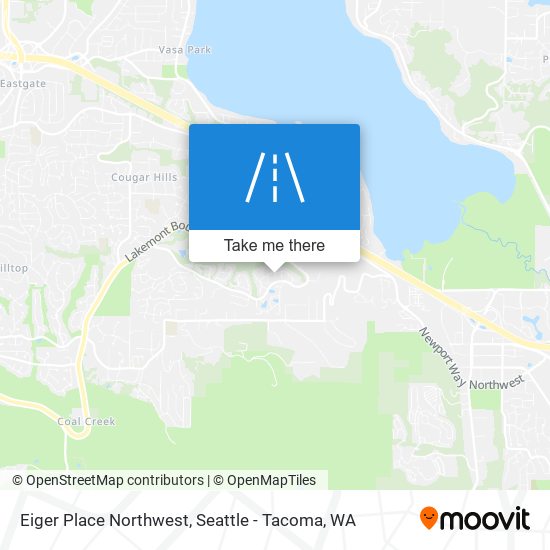 Eiger Place Northwest map