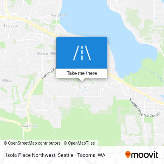 Isola Place Northwest map