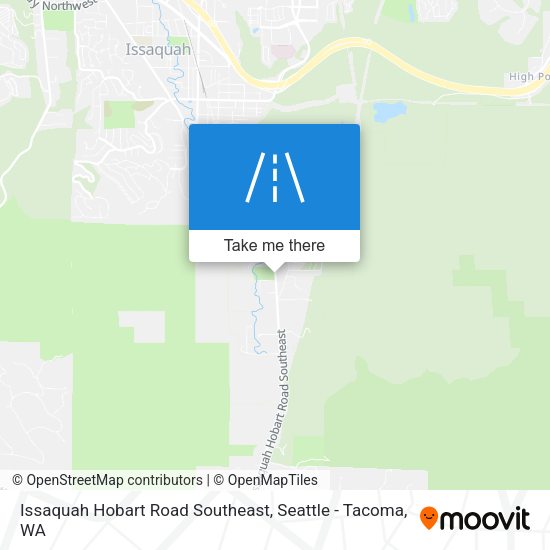 Issaquah Hobart Road Southeast map