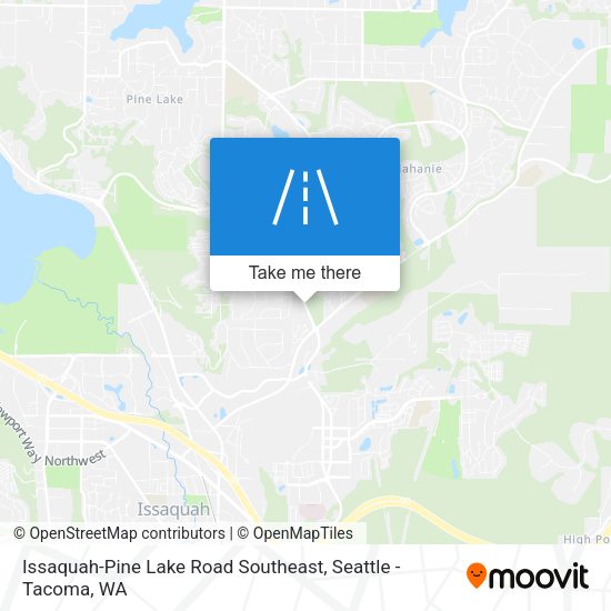 Issaquah-Pine Lake Road Southeast map