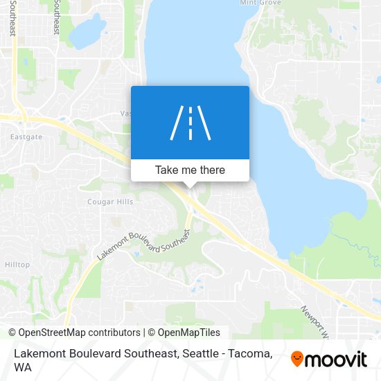 Lakemont Boulevard Southeast map