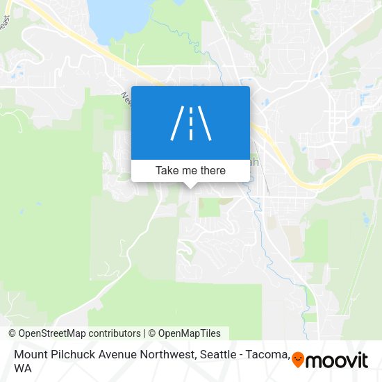 Mount Pilchuck Avenue Northwest map