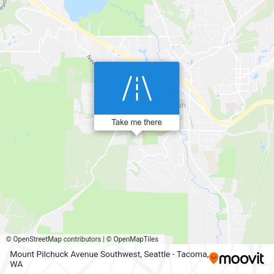 Mount Pilchuck Avenue Southwest map