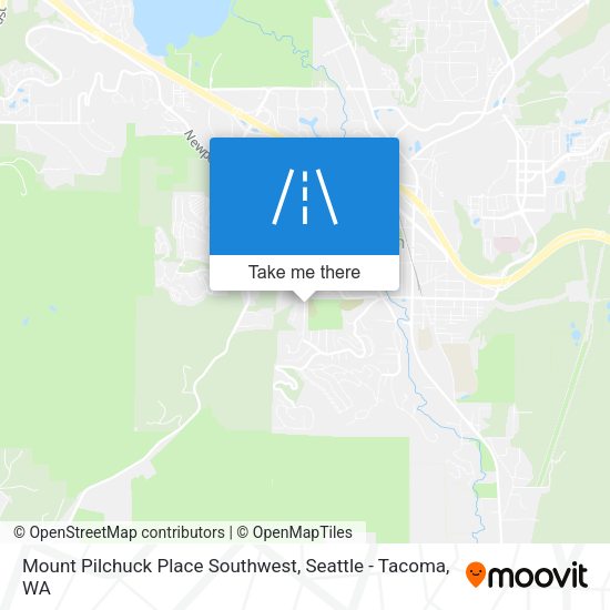 Mount Pilchuck Place Southwest map