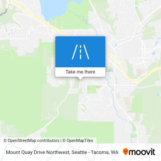 Mount Quay Drive Northwest map