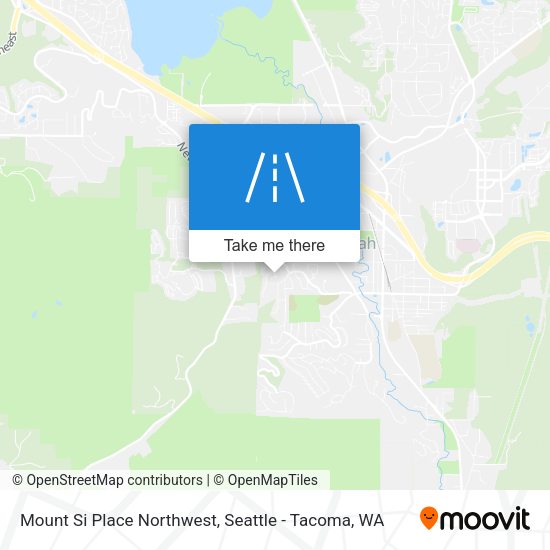 Mapa de Mount Si Place Northwest