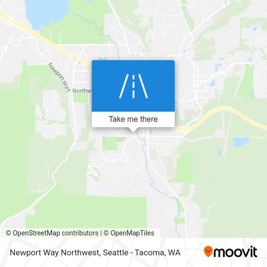 Newport Way Northwest map