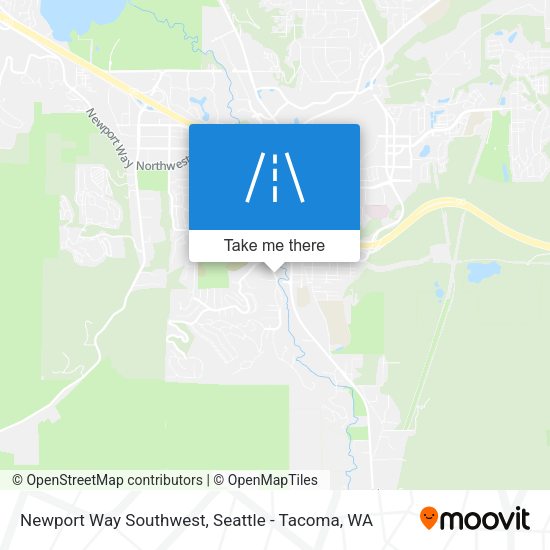 Newport Way Southwest map