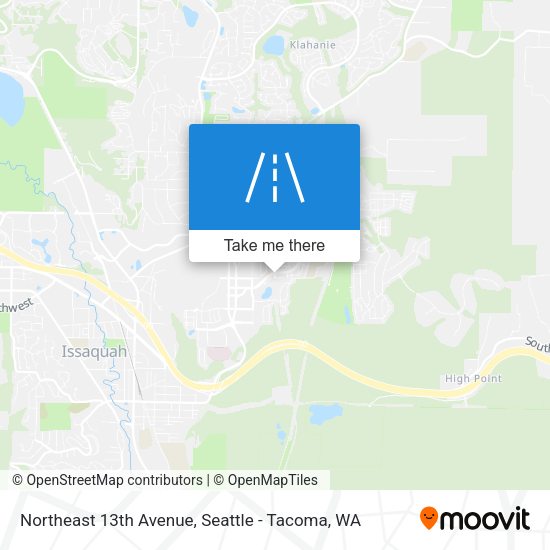 Mapa de Northeast 13th Avenue