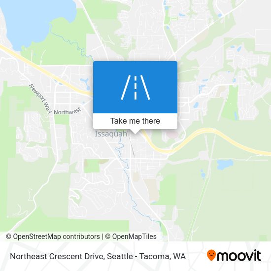 Mapa de Northeast Crescent Drive