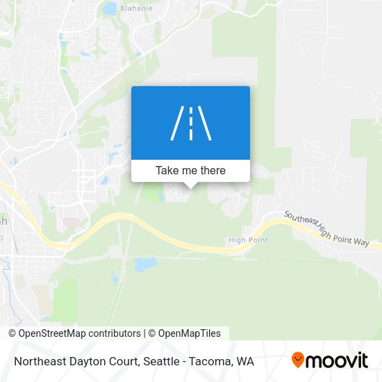 Mapa de Northeast Dayton Court