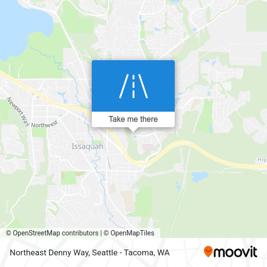 Mapa de Northeast Denny Way