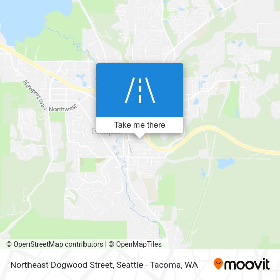 Northeast Dogwood Street map