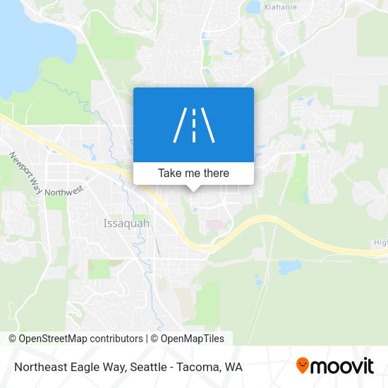 Northeast Eagle Way map