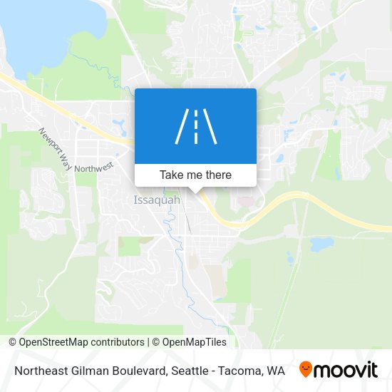 Northeast Gilman Boulevard map