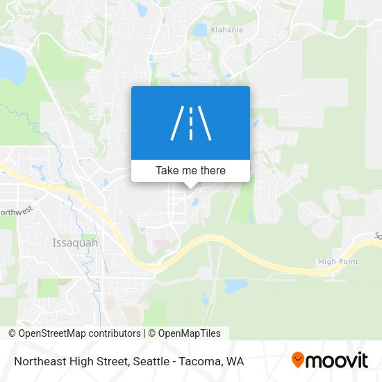 Northeast High Street map