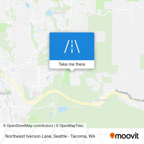 Northeast Iverson Lane map