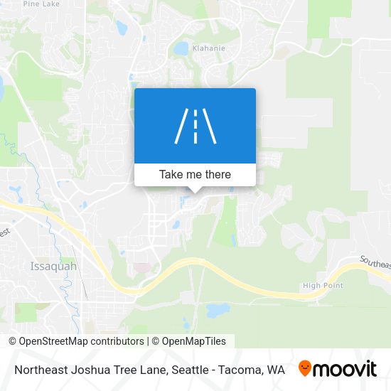 Mapa de Northeast Joshua Tree Lane