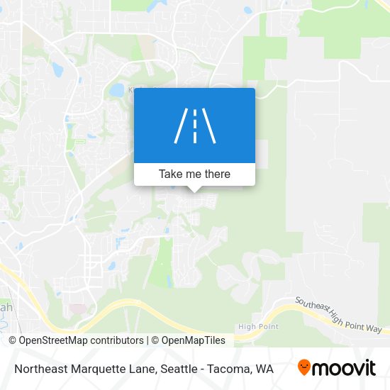 Mapa de Northeast Marquette Lane