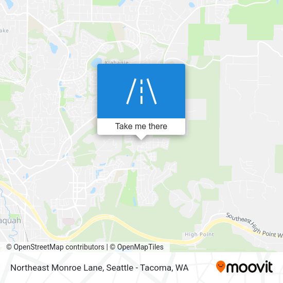 Mapa de Northeast Monroe Lane