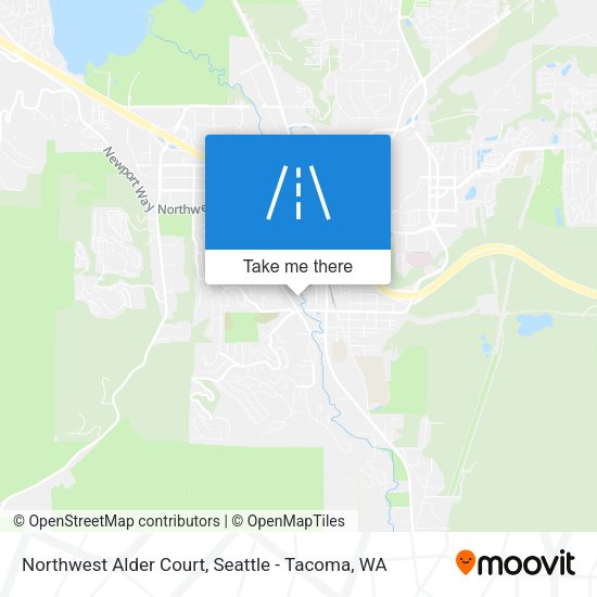 Northwest Alder Court map