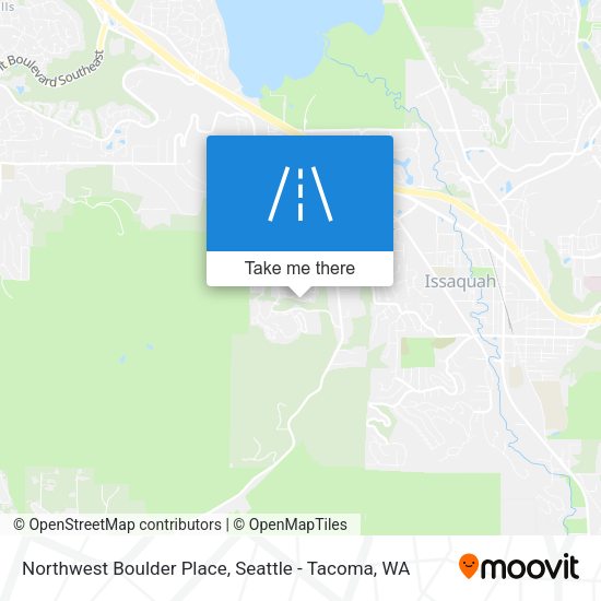 Northwest Boulder Place map