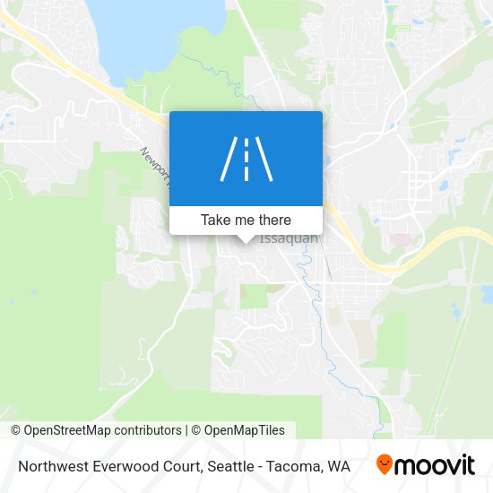 Mapa de Northwest Everwood Court