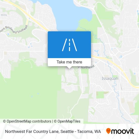 Northwest Far Country Lane map