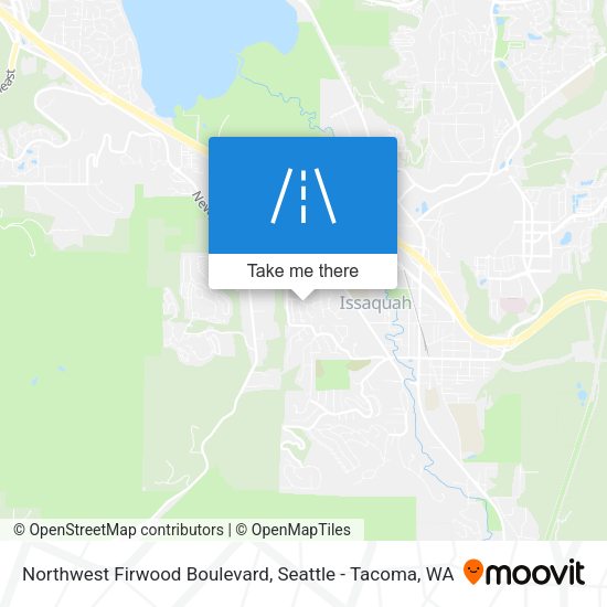 Northwest Firwood Boulevard map