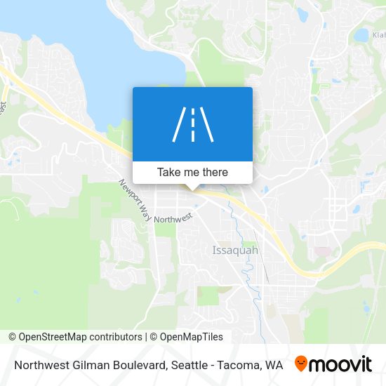 Northwest Gilman Boulevard map