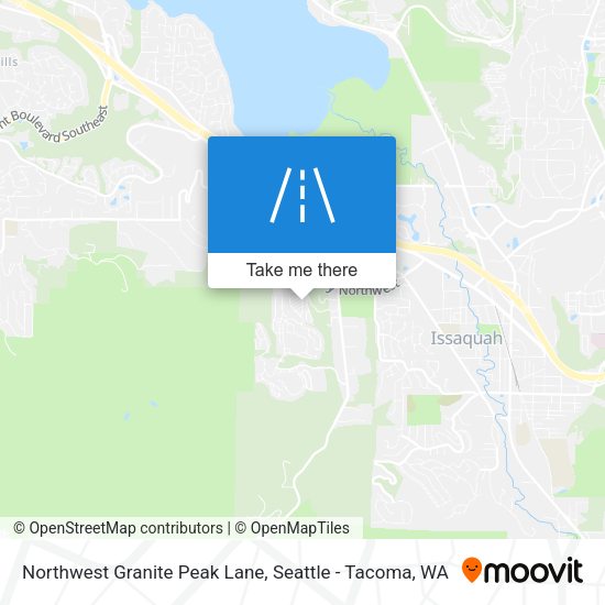 Northwest Granite Peak Lane map