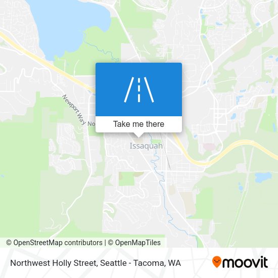 Mapa de Northwest Holly Street