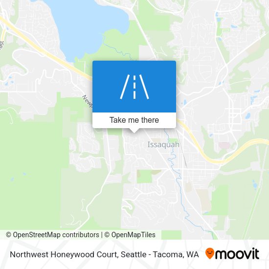 Northwest Honeywood Court map
