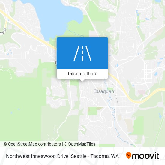 Northwest Inneswood Drive map