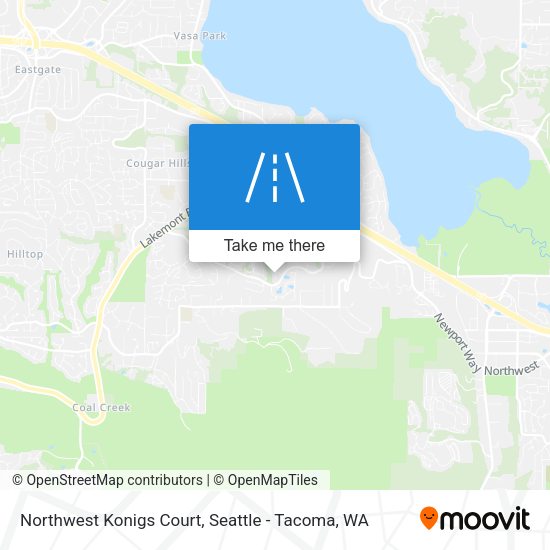 Mapa de Northwest Konigs Court