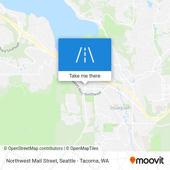 Northwest Mall Street map