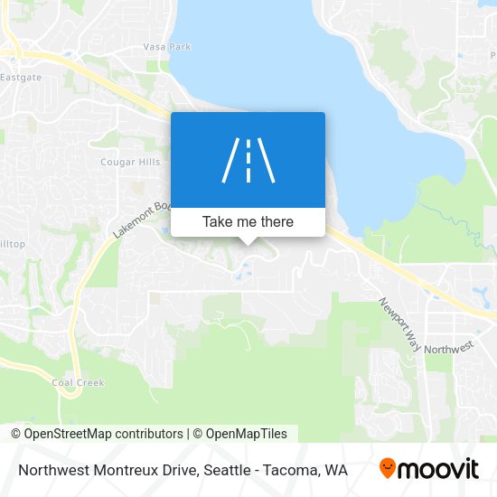 Mapa de Northwest Montreux Drive