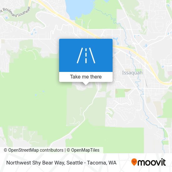 Northwest Shy Bear Way map