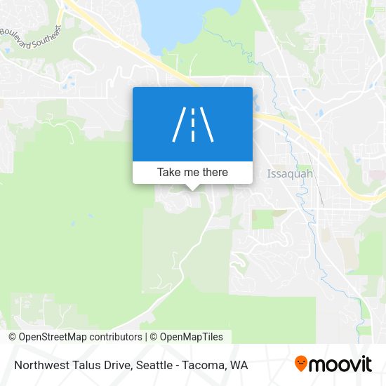 Northwest Talus Drive map