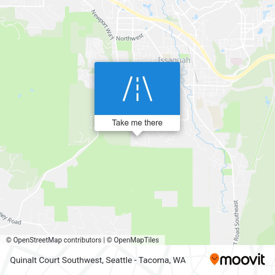 Mapa de Quinalt Court Southwest