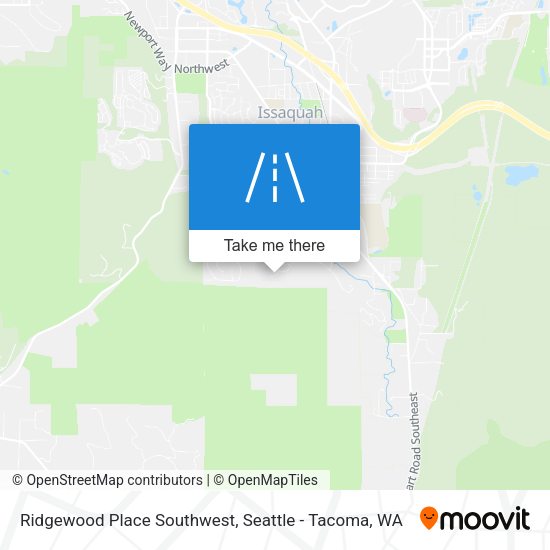 Ridgewood Place Southwest map