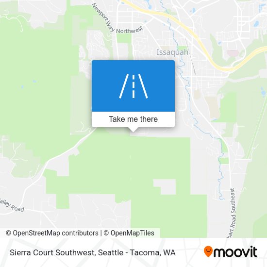 Sierra Court Southwest map