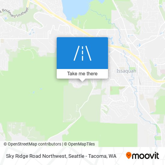 Mapa de Sky Ridge Road Northwest