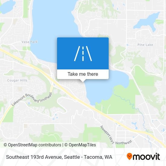 Southeast 193rd Avenue map