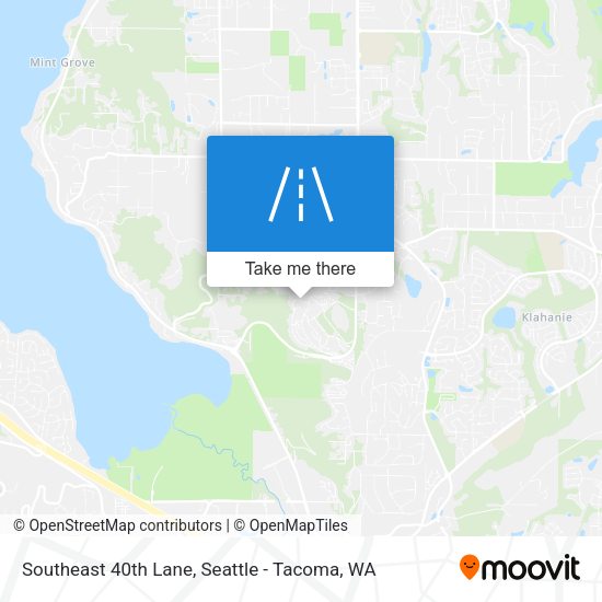 Mapa de Southeast 40th Lane