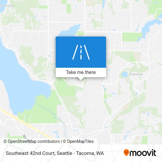 Southeast 42nd Court map