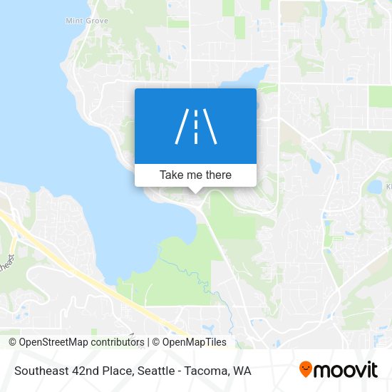 Southeast 42nd Place map