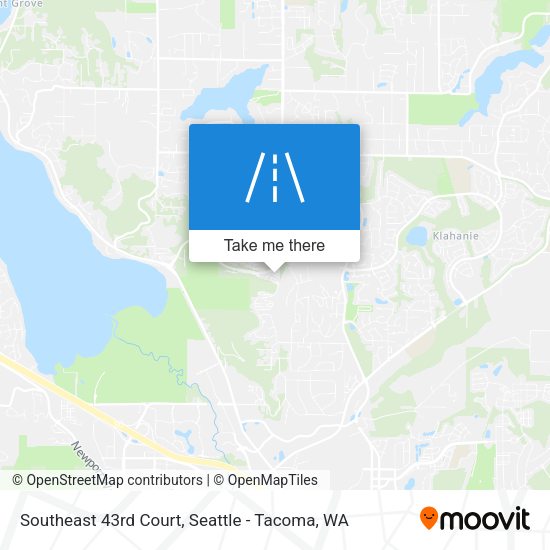 Southeast 43rd Court map