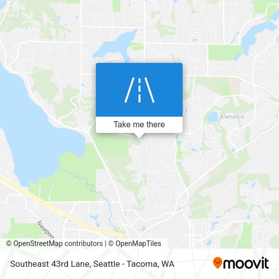 Southeast 43rd Lane map