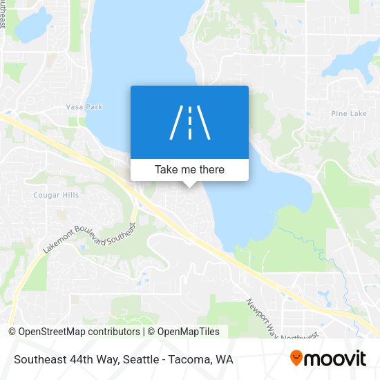 Mapa de Southeast 44th Way